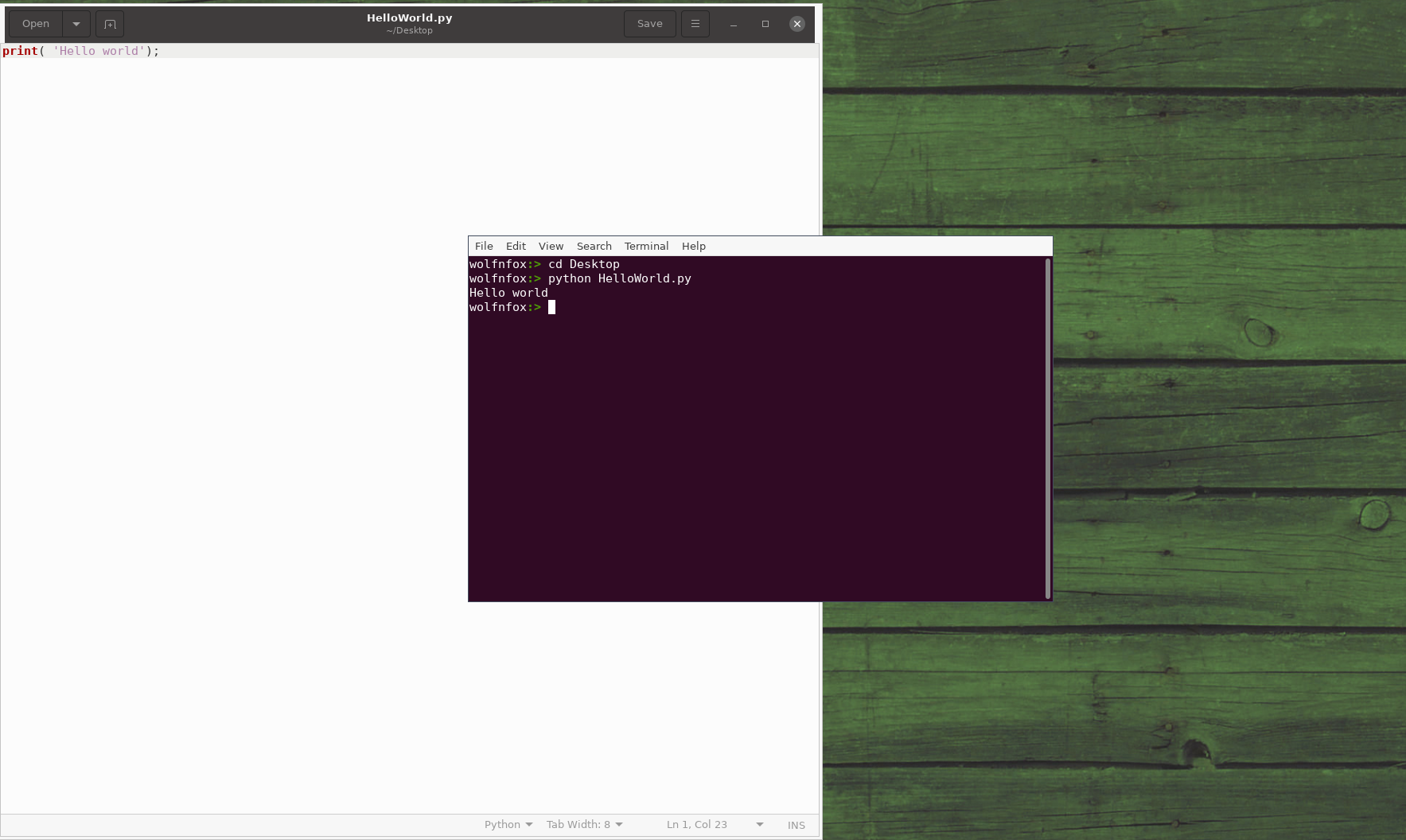 Commandline Python